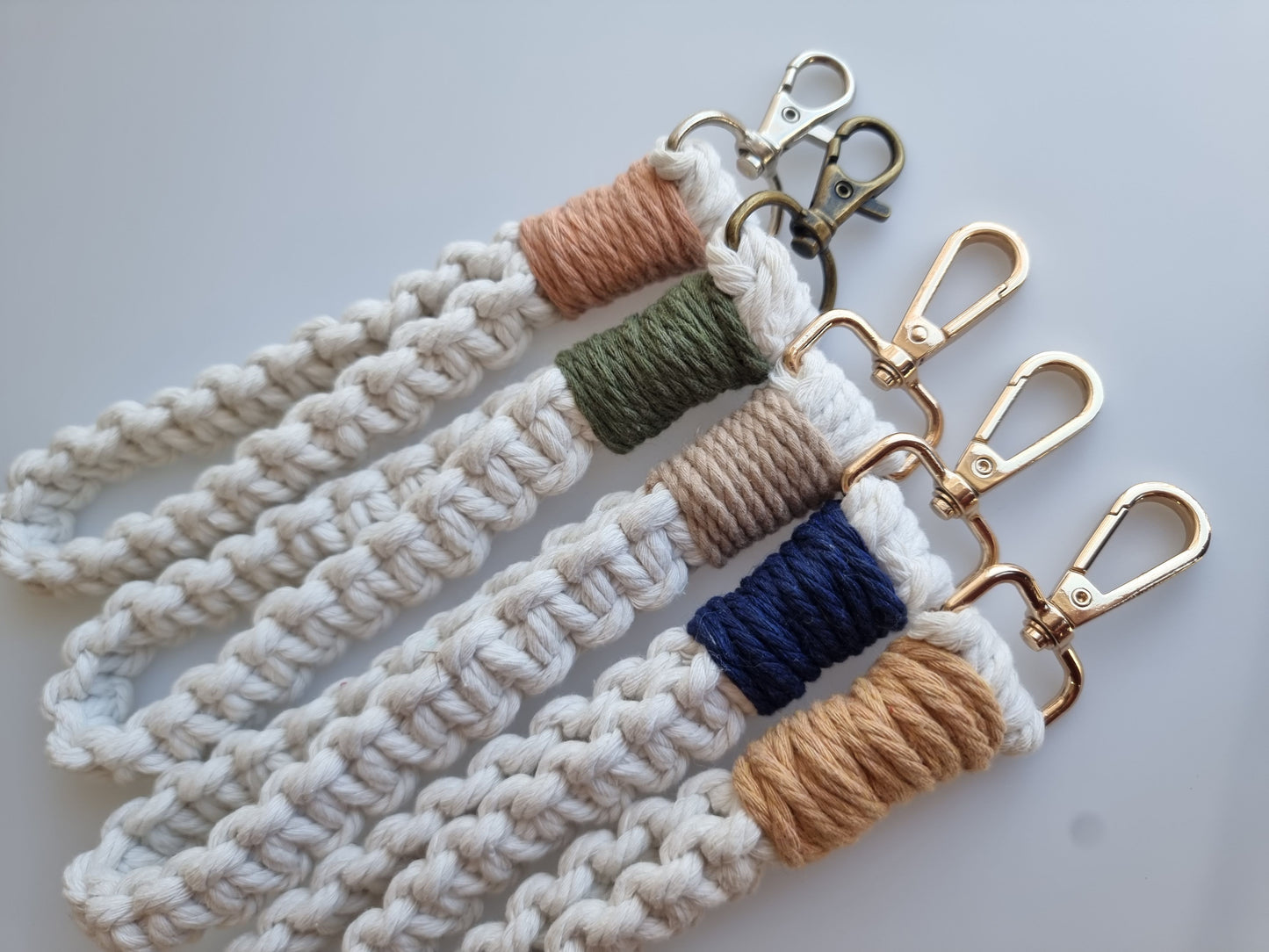 Macrame keyring / Wristlets