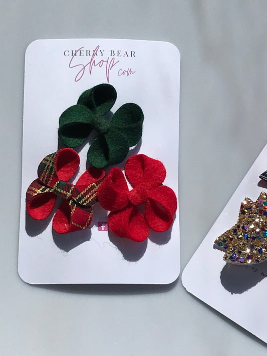Christmas Hair Bows