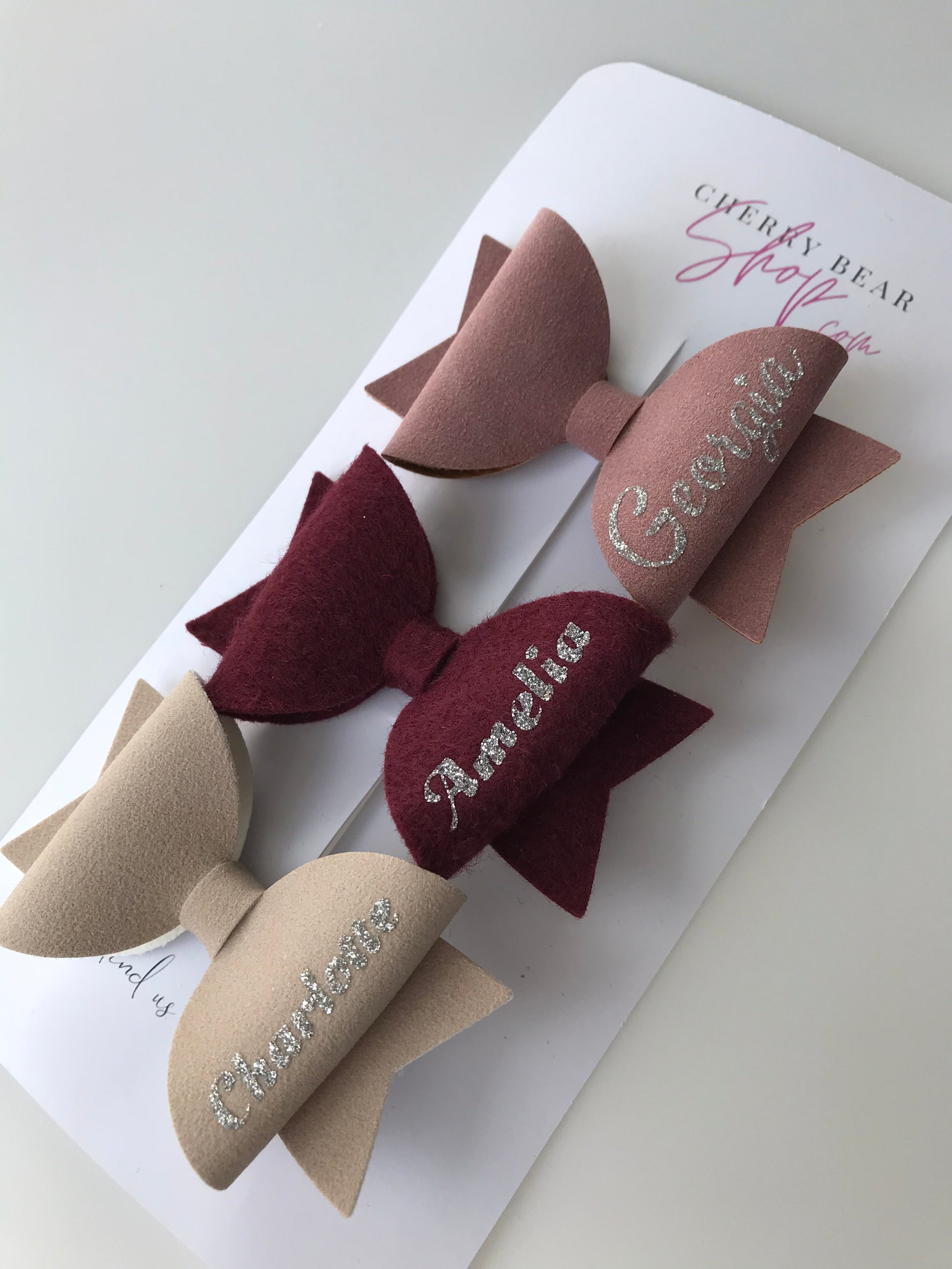 Personalised Hair Bows